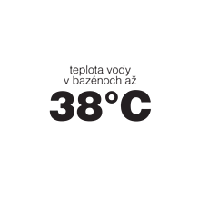 Termální lázně Veľký Meder 38C°